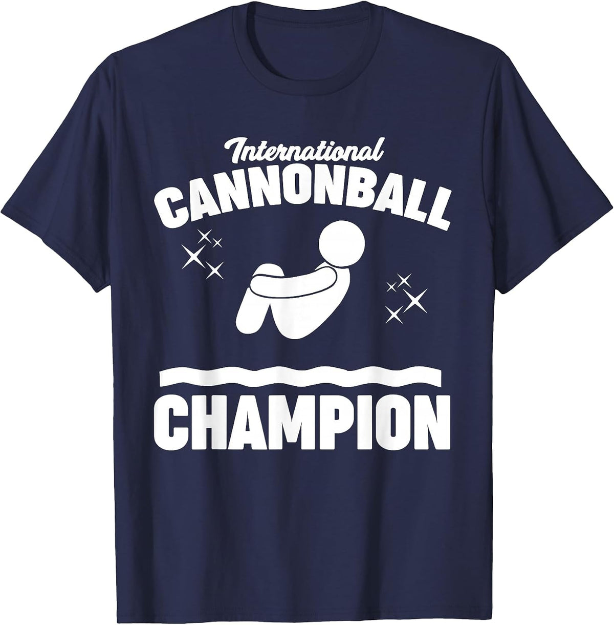 International Cannonball Champion T-Shirt - Navy Blue