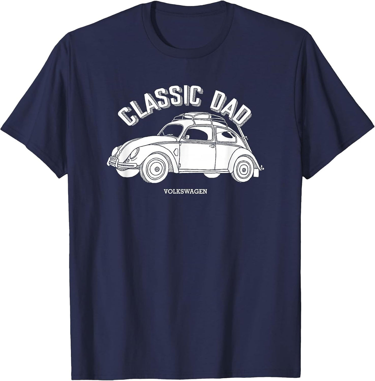Volkswagen Classic Dad Beetle T-Shirt - Navy Blue