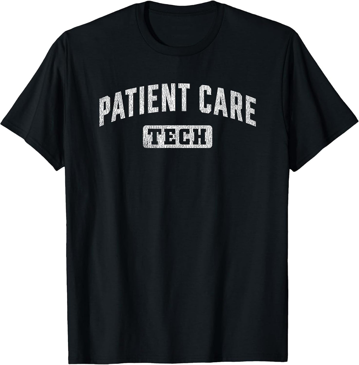 Patient Care Technician PCT Tech T-Shirt - Black