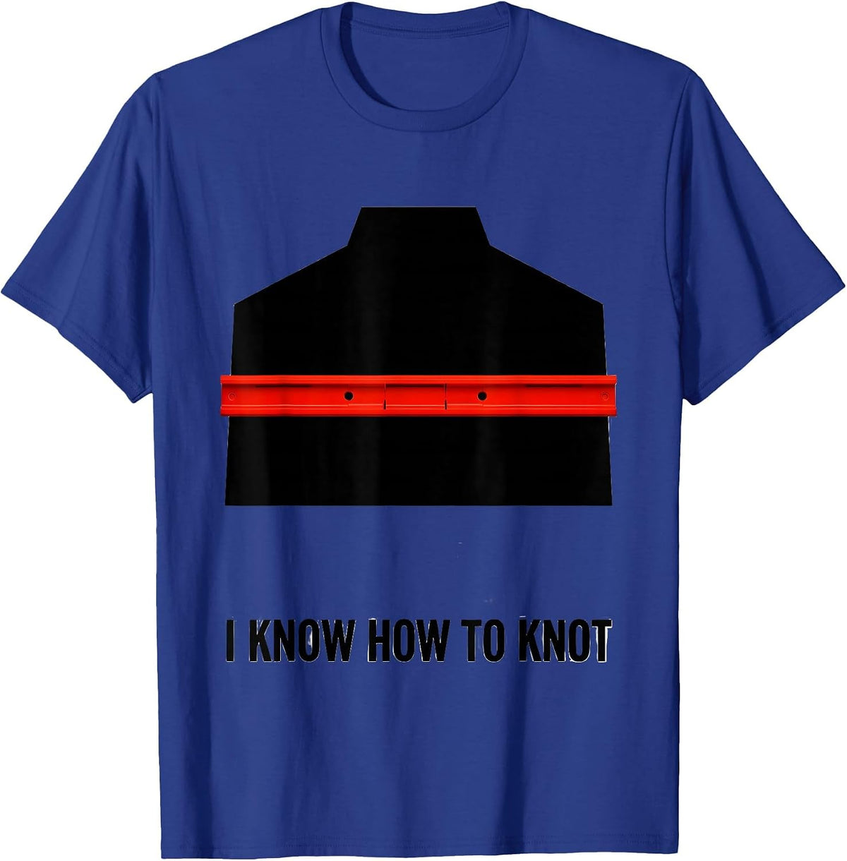 I Know How To Knot Funny Massage Therapist Occupational T-Shirt - Royal Blue