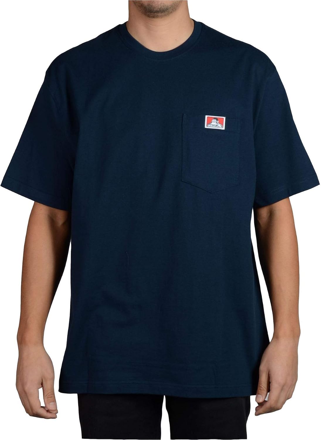 Heavy Duty Short Sleeve Pocket T-Shirt - Navy