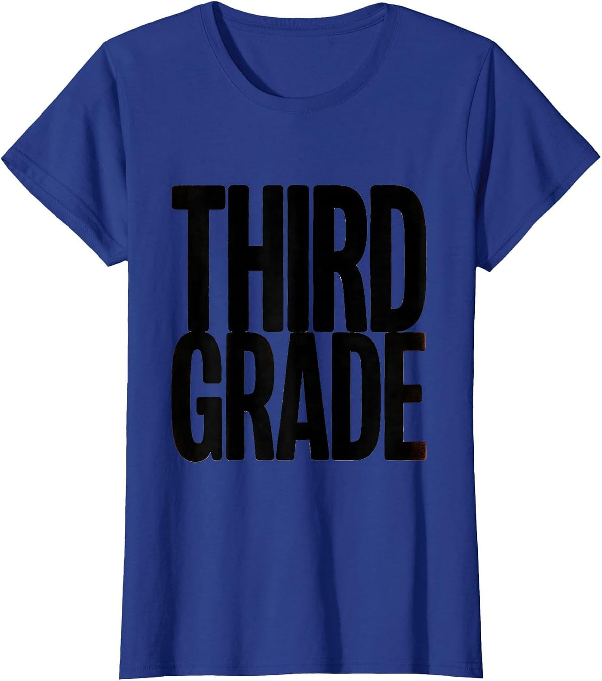 Women's Third Grade Wildflower Back To School Teacher Gift T-Shirt - Royal Blue