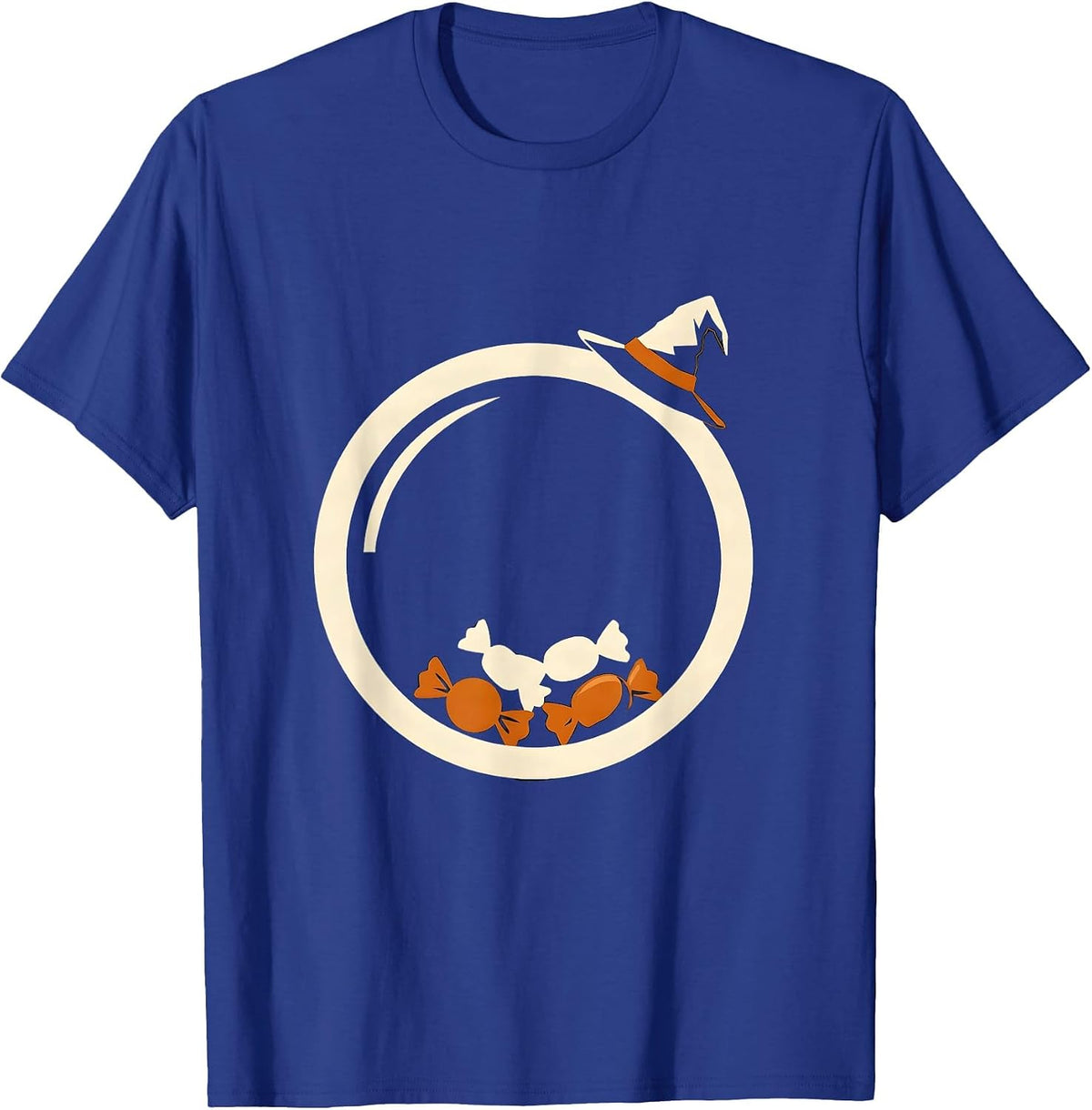 Trial Lens Candy Bowl Halloween Optometrist Eye Doctor Humor T-Shirt - Royal Blue