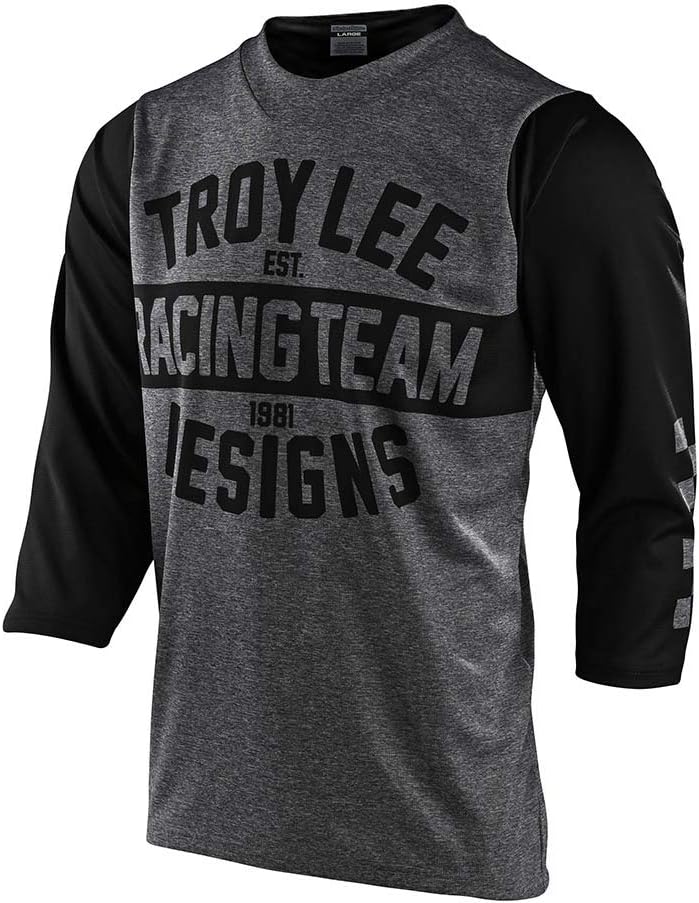 Troy Lee Designs Ruckus Ride 3/4 Sleeve Tee - Heather Gray