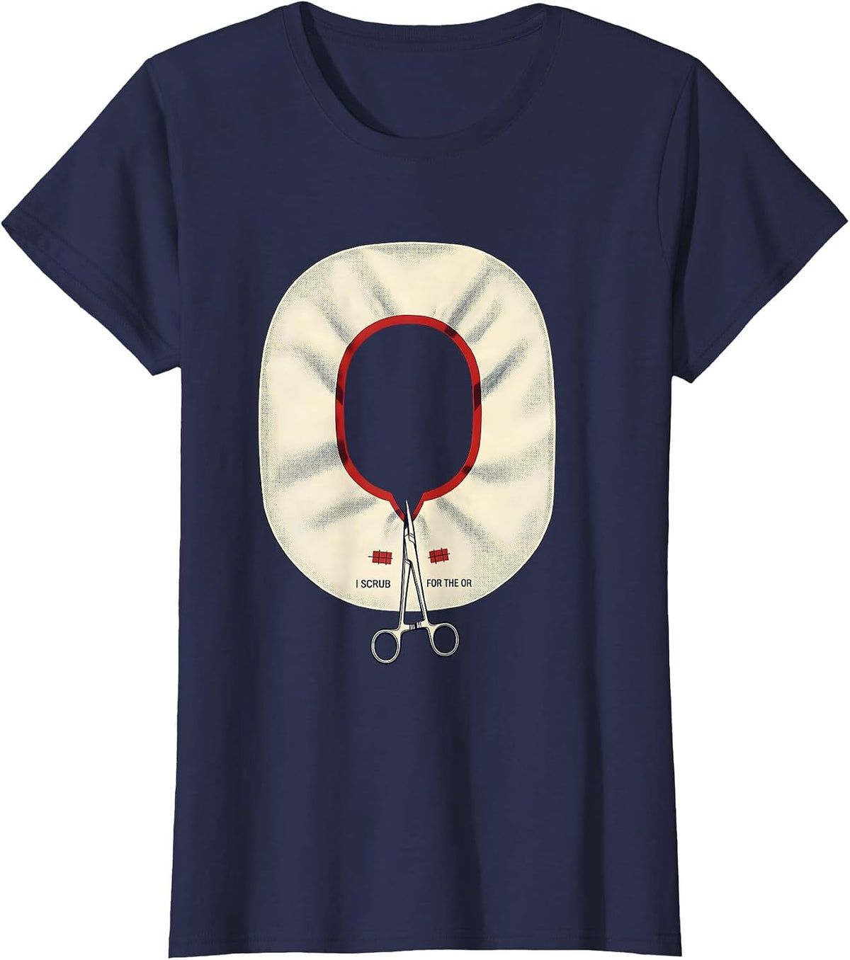 Women's I Scrub For The OR Funny Surgical Tech Occupational Pride T-Shirt - Navy Blue