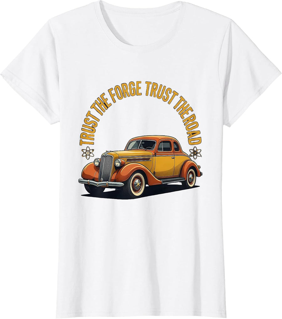 Women's Valley Forge Automotive Trust the Forge Trust the Road T-Shirt - White