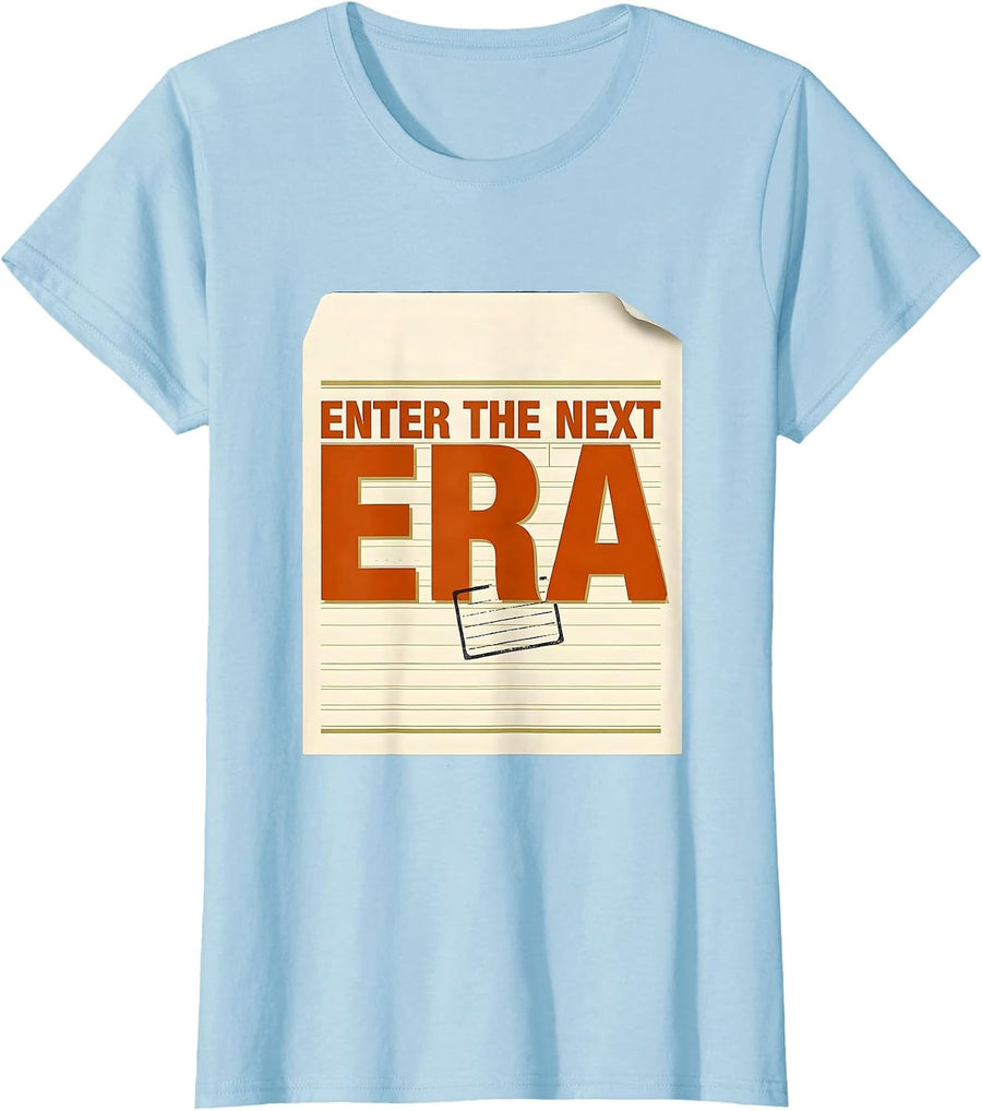 Women's Enter The Next Era Funny History Teacher Social Studies T-Shirt - Baby Blue