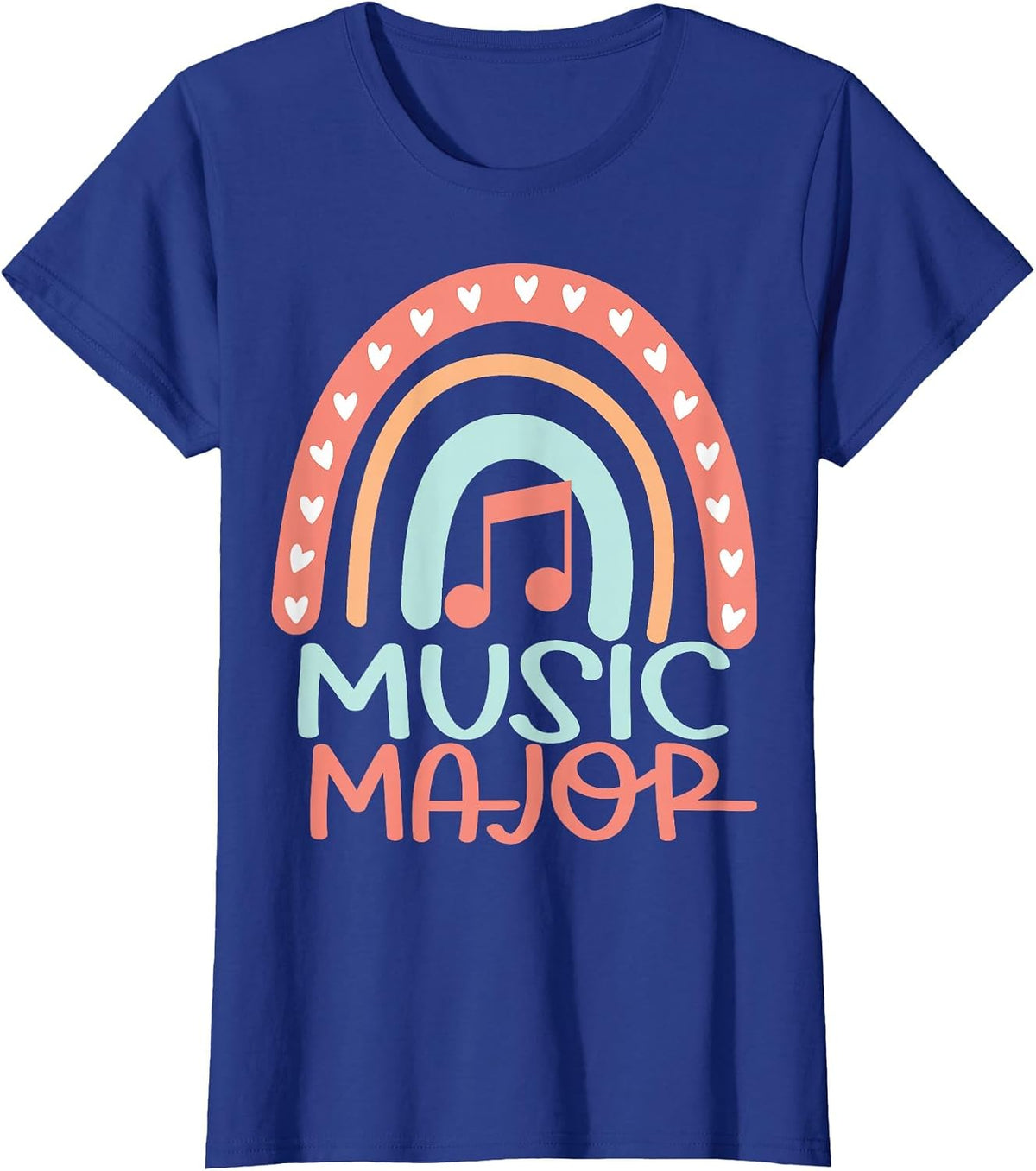 Music Major College T-Shirt - Royal Blue