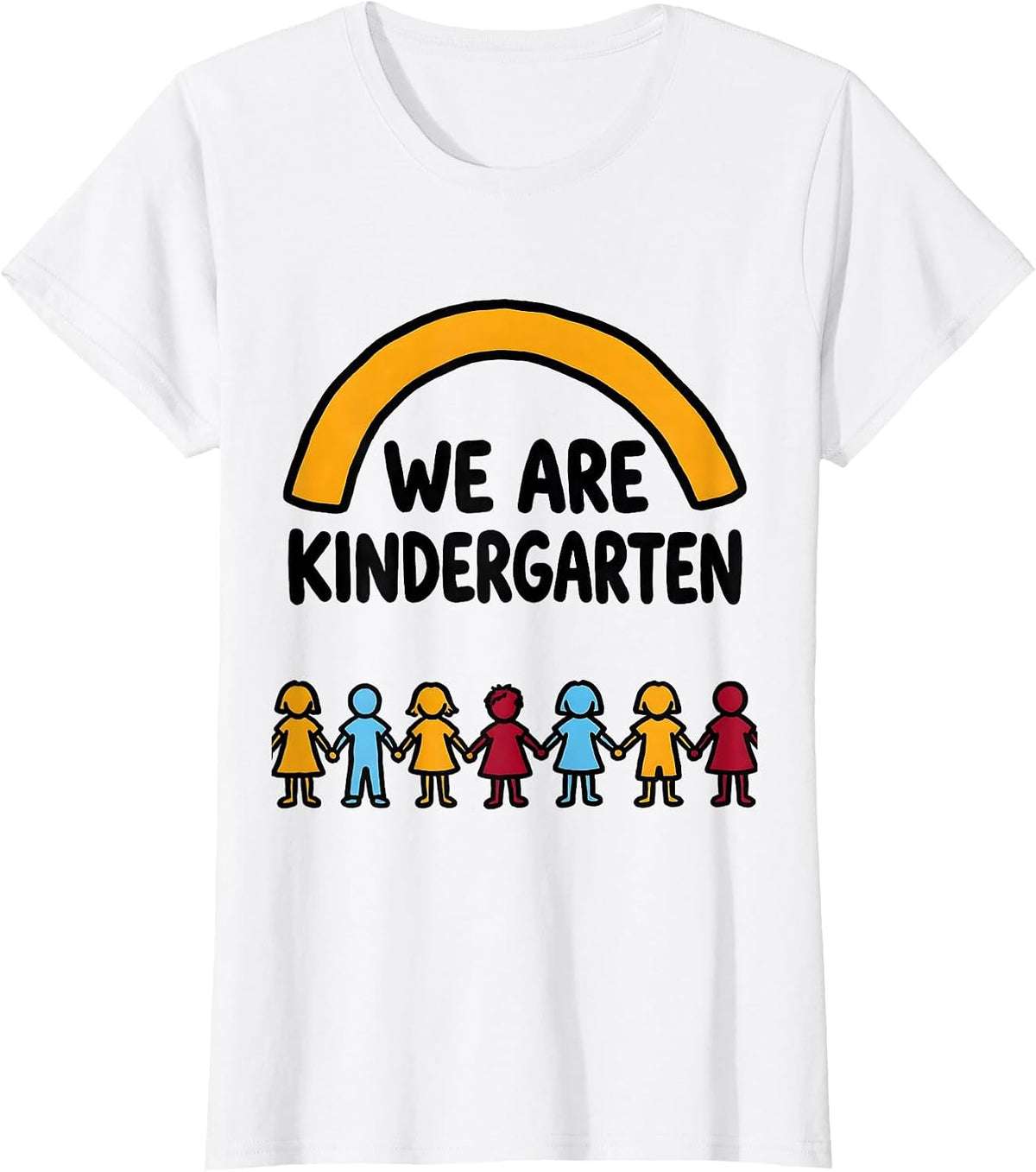 We Are Kindergarten Playful Preschool Teacher Kids Back T-Shirt - White