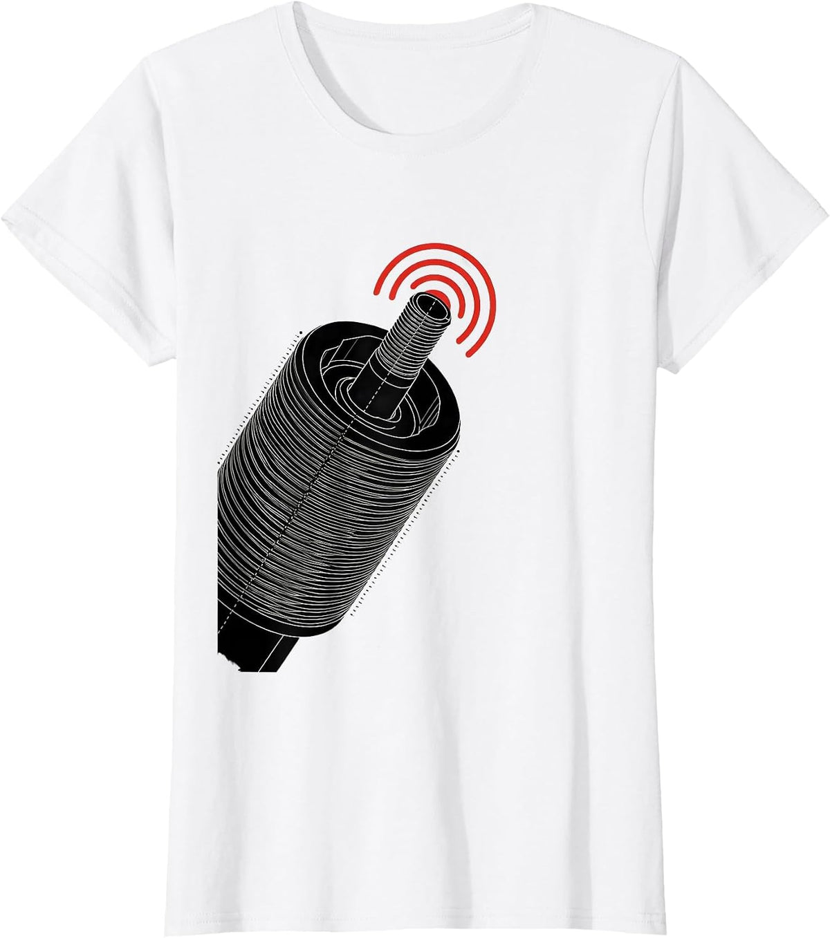 Women's Precision Pipe Threader Die Swiss International Plumber T-Shirt - White