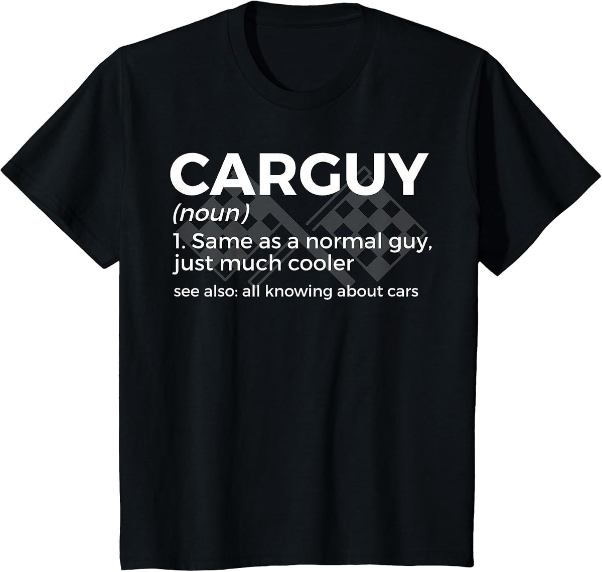 Car Guy Definition T-Shirt - Black