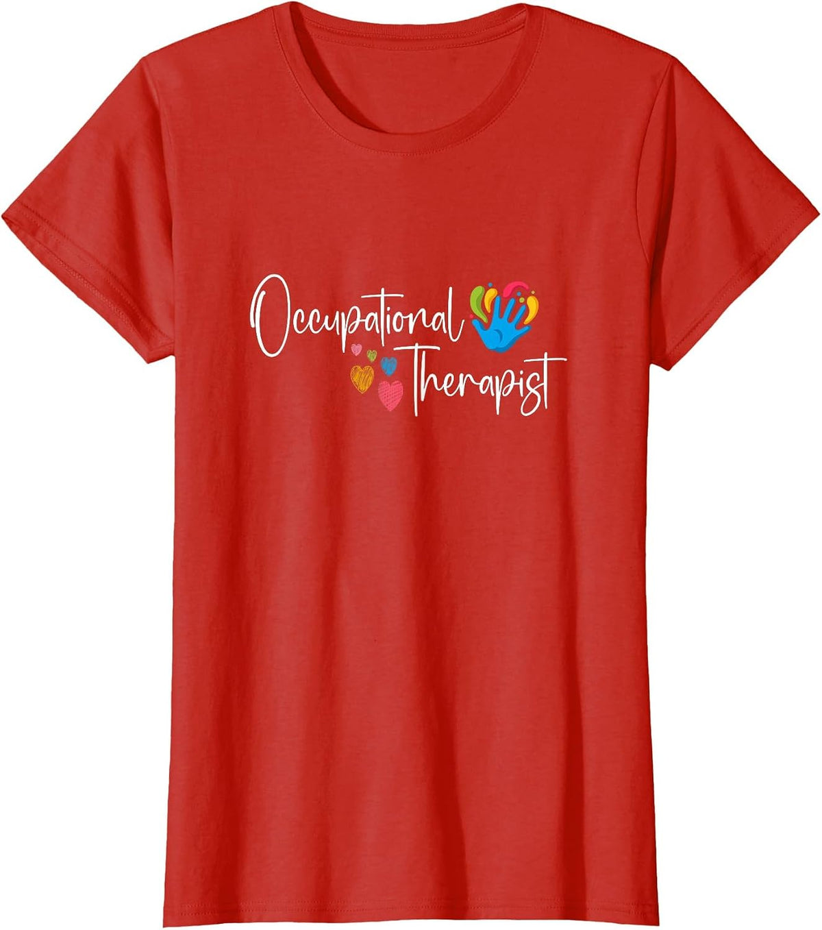 Pediatric Occupational Therapy Occupational Therapist OT T-Shirt - Red