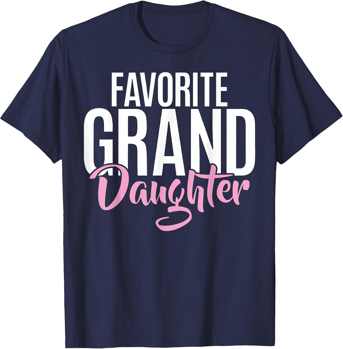 Favorite Granddaughter T-Shirt - Navy Blue