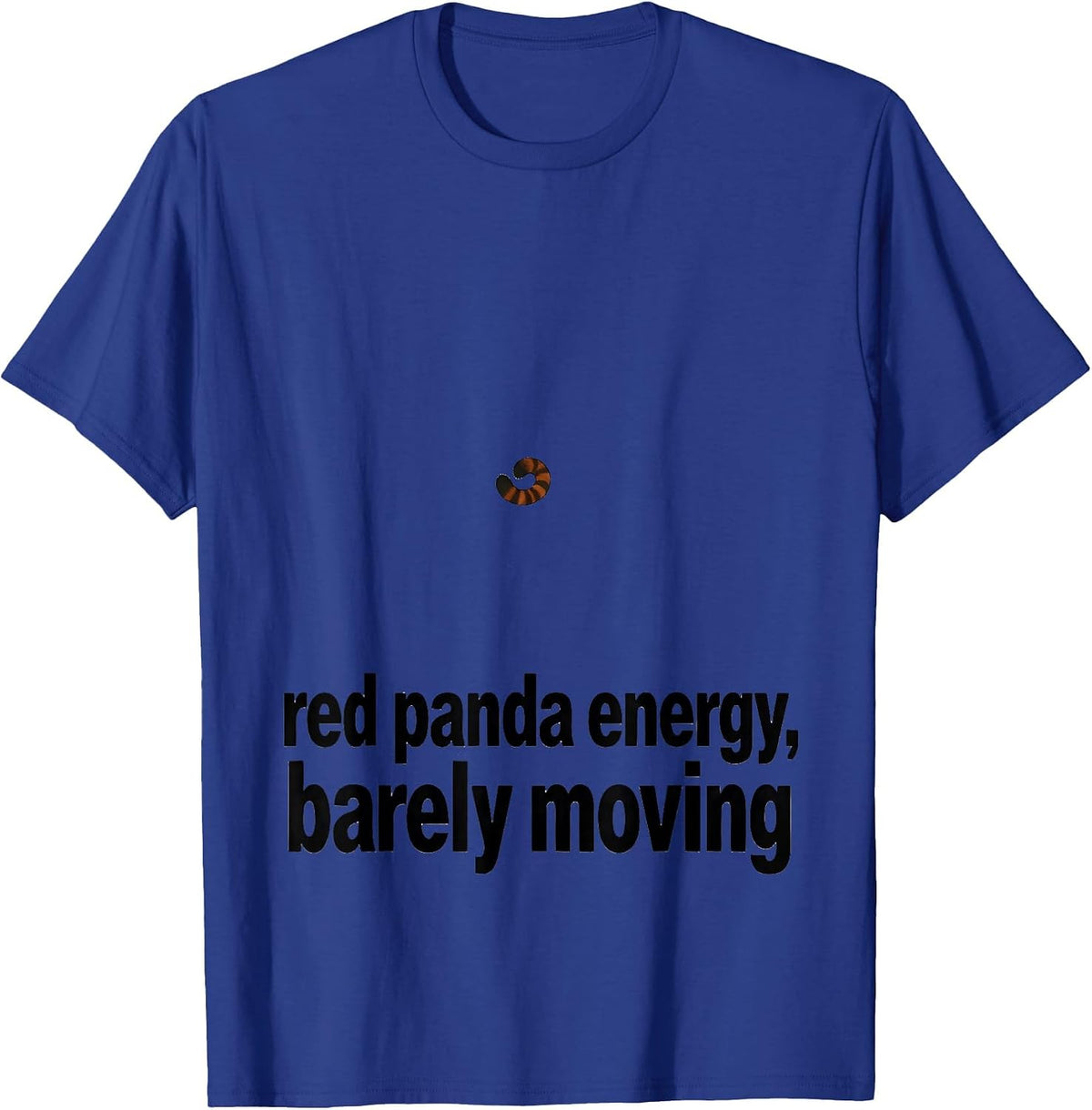 Men's Red Panda Energy Barely Moving Funny Red Panda Lover Gift T-Shirt - Royal Blue