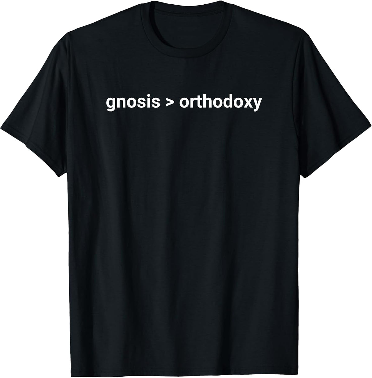 Gnostic Demiurge/Pleroma Gnosticism T-Shirt - Black