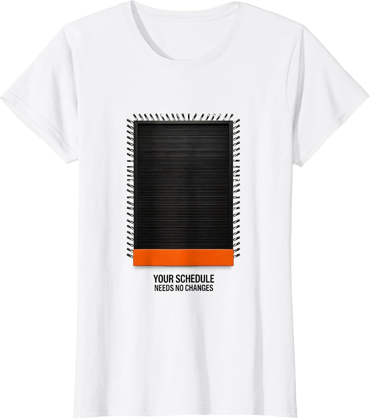 Women's Your Schedule Needs No Changes Funny School Counselor Retro T-Shirt - White