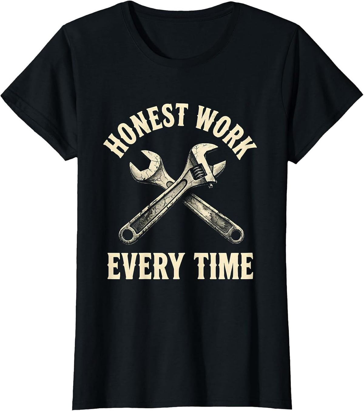 Women's Valley Forge Automotive Honest Work Every Time T-Shirt - Black