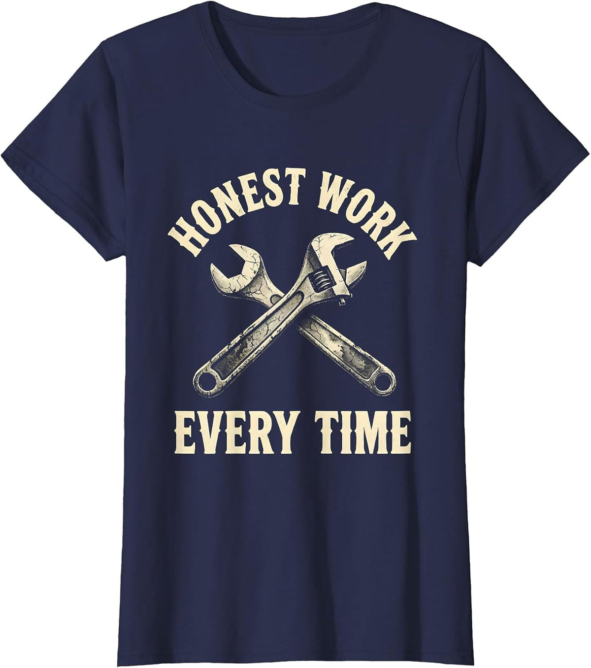 Women's Valley Forge Automotive Honest Work Every Time T-Shirt - Navy Blue