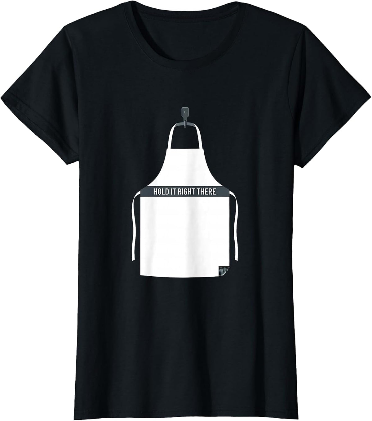 Hold It Right There Editorial Radiology Tech Coquette Cute T-Shirt - Black