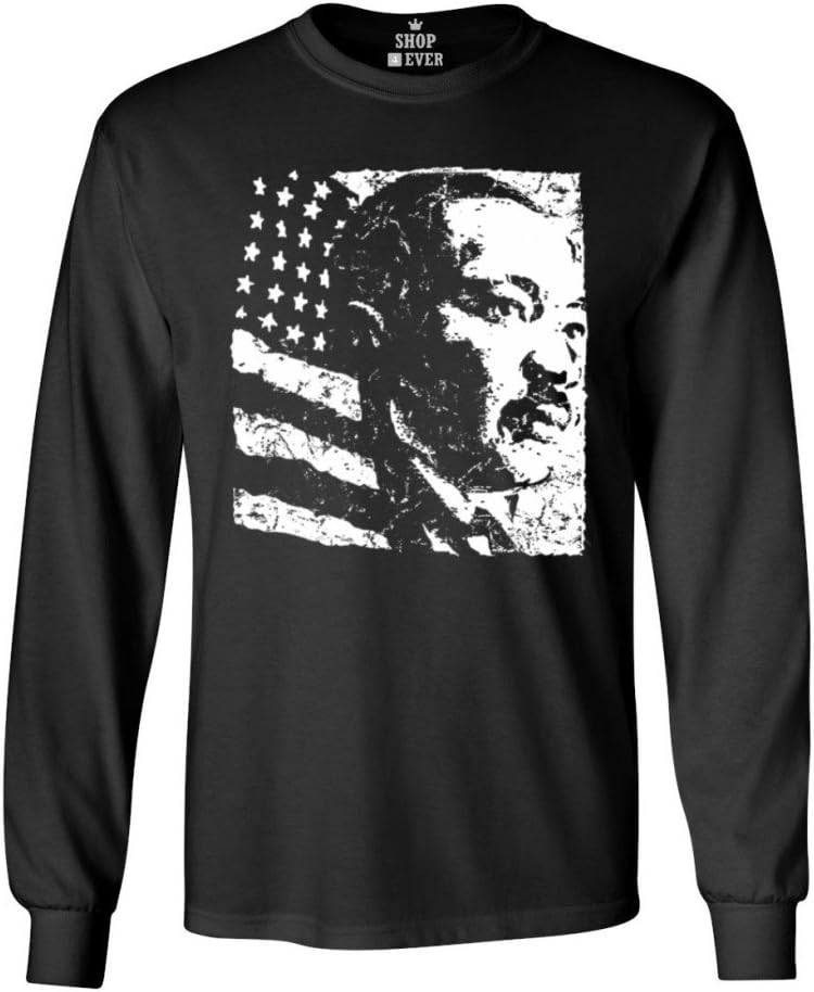 Martin Luther King Jr. American History Long Sleeve Shirt - Black