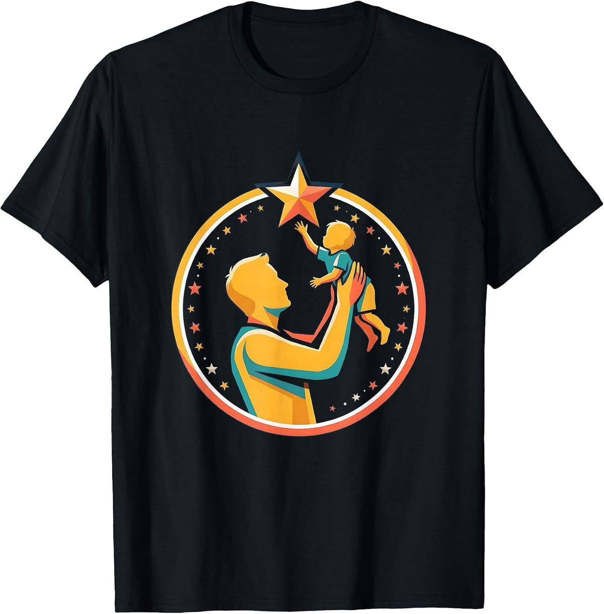 Men's Paraprofessional Reach for the Stars Graphic T-Shirt - Black