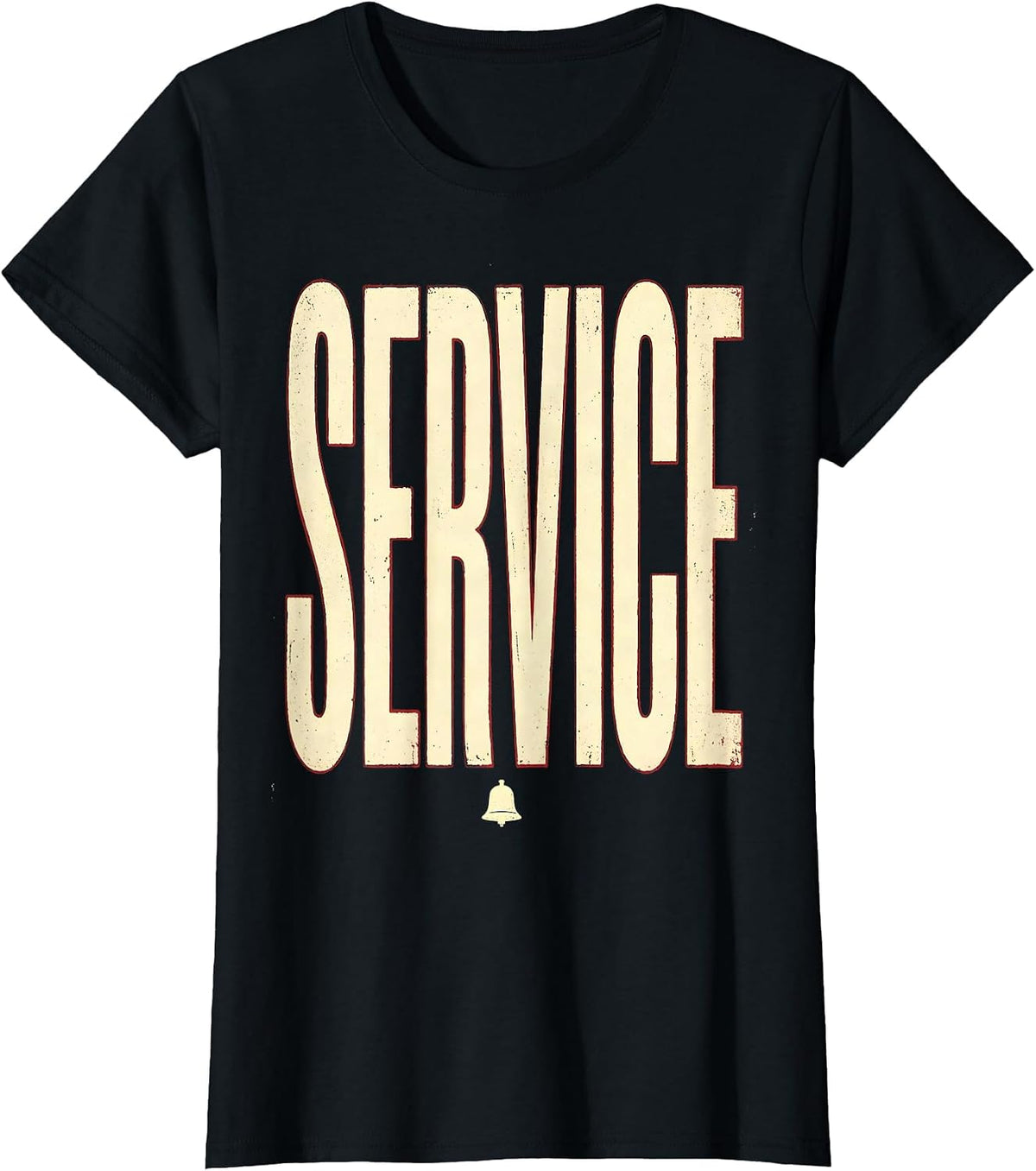 Service Funny Chef Line Cook Kitchen Staff Humor T-Shirt - Black