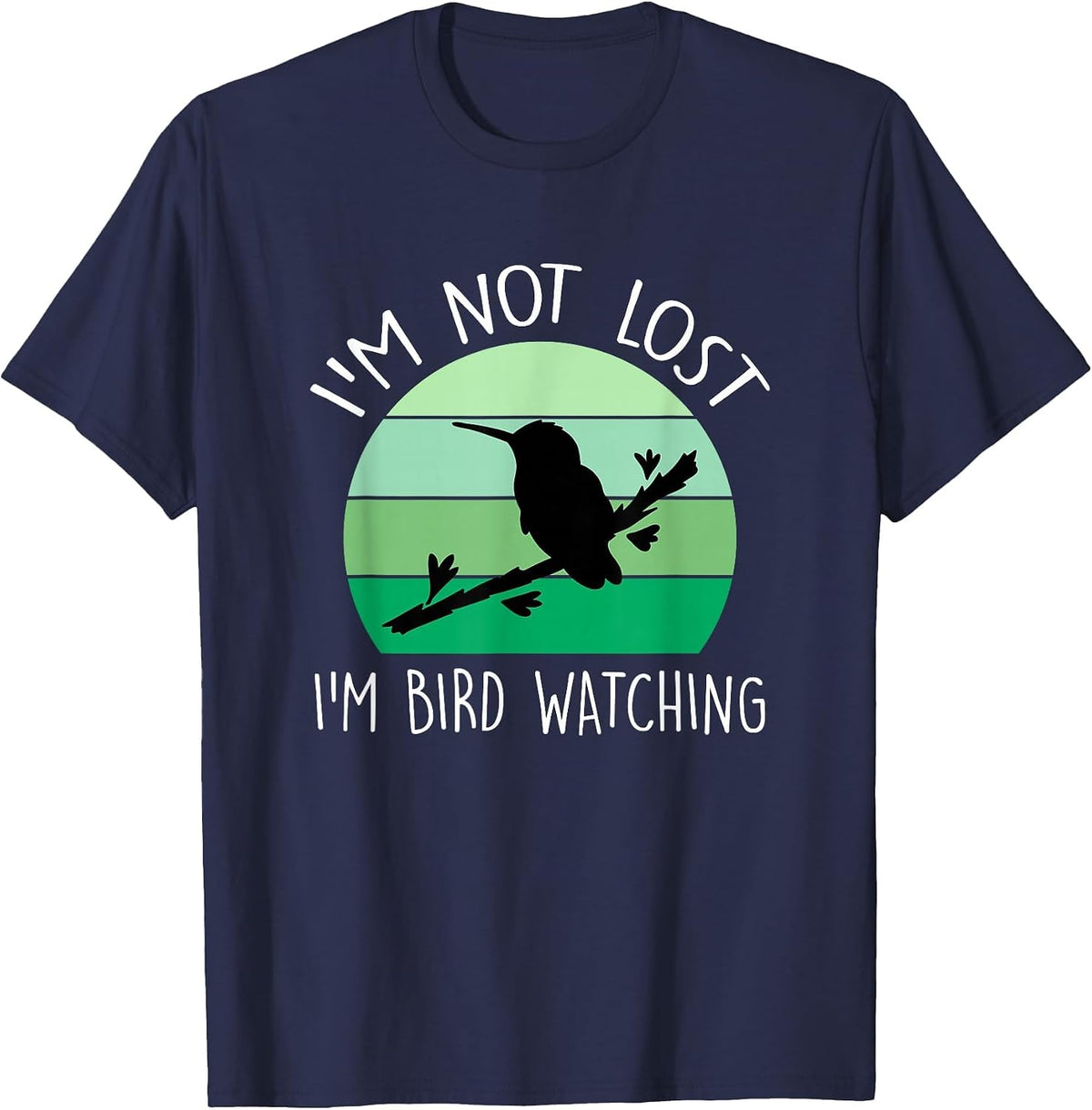Birding Ornithology Bird Watcher T-Shirt - Navy Blue