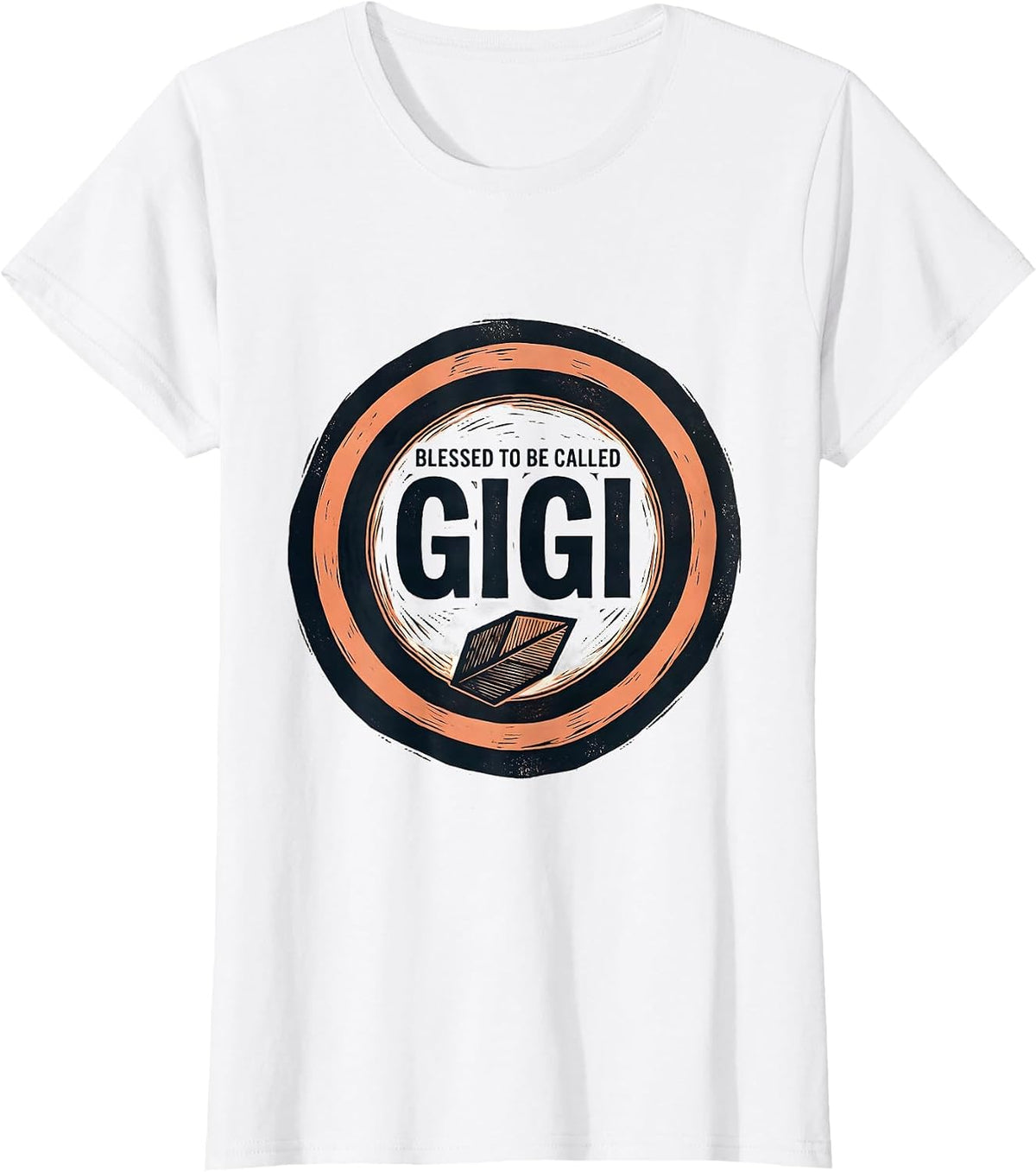 Blessed To Be Called Gigi Sentimental Grandmother Gift T-Shirt - White