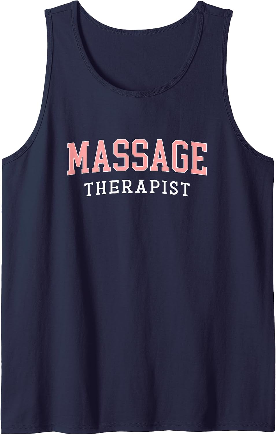 Massage Therapist LMT Licensed Massage Therapist Tank Top - Navy Blue