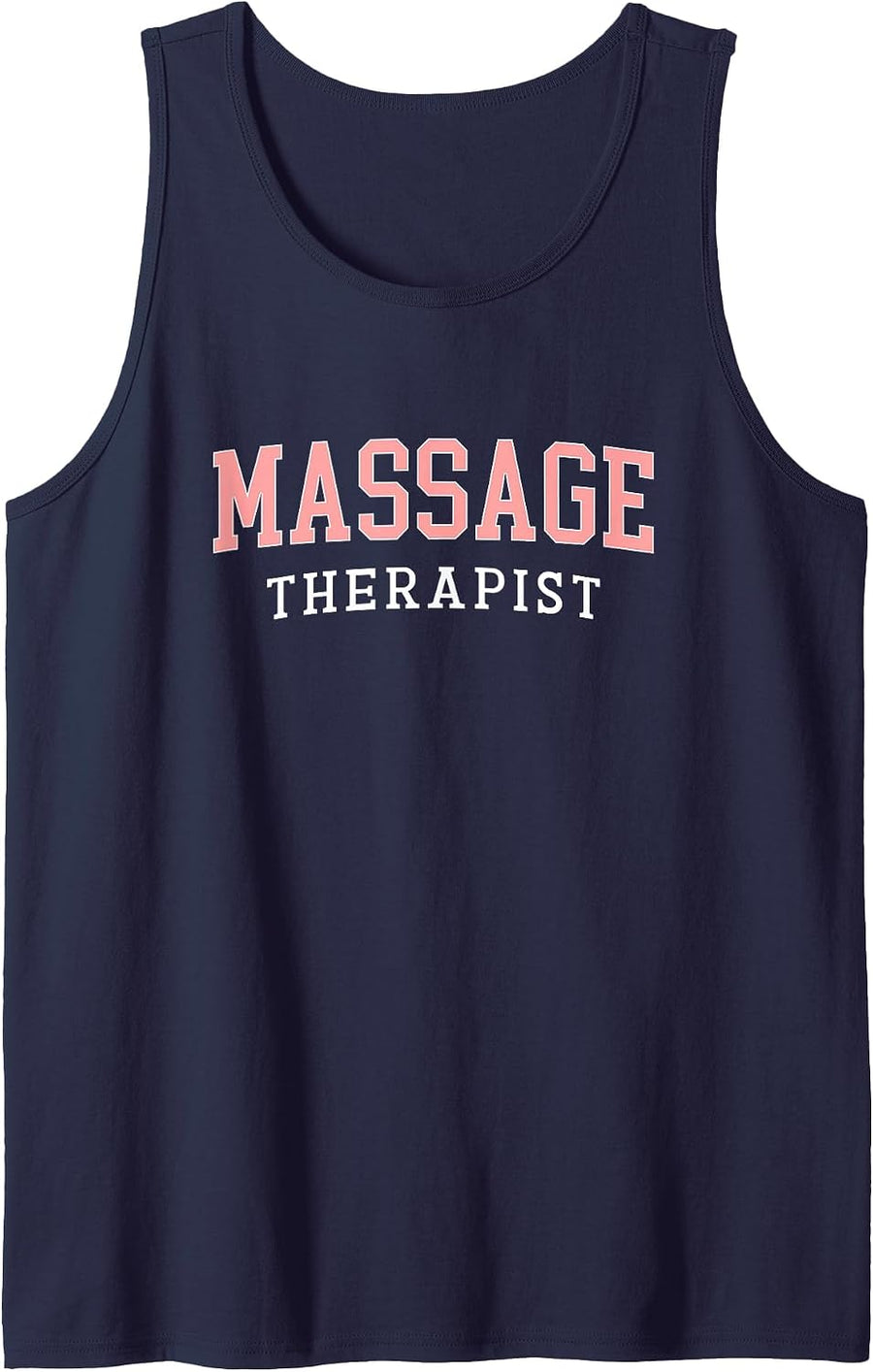 Massage Therapist LMT Licensed Massage Therapist Tank Top - Navy Blue