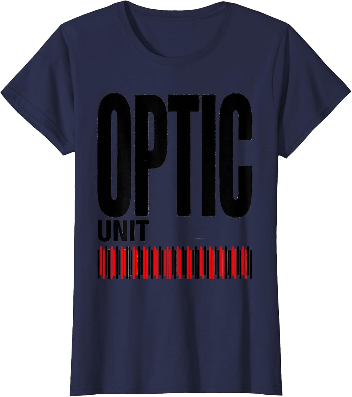 Women's Optic Unit Funny Optometrist Eye Doctor Optician T-Shirt - Navy Blue