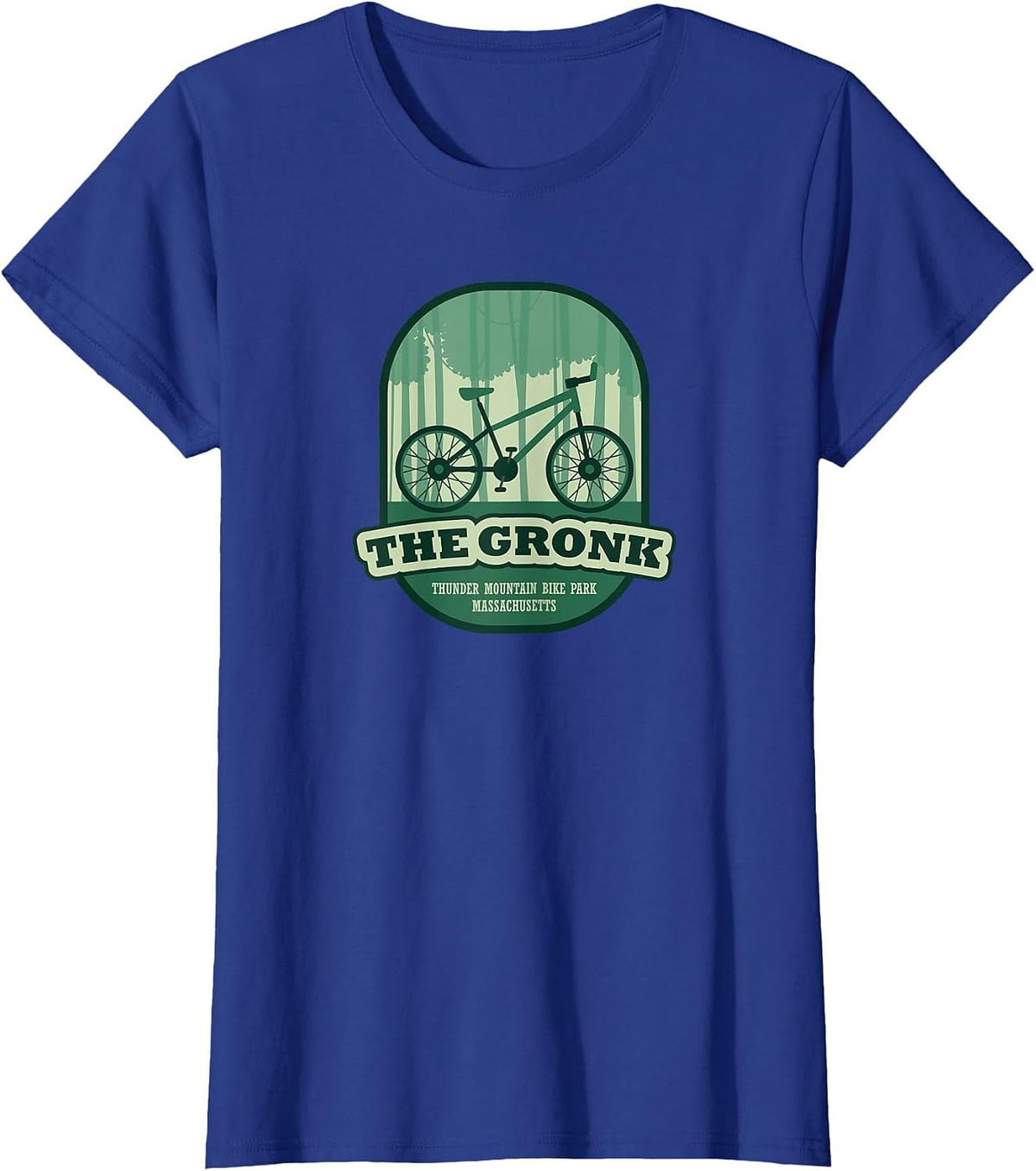 The Gronk - Thunder Mountain Bike Park, Massachusetts T-Shirt - Royal Blue