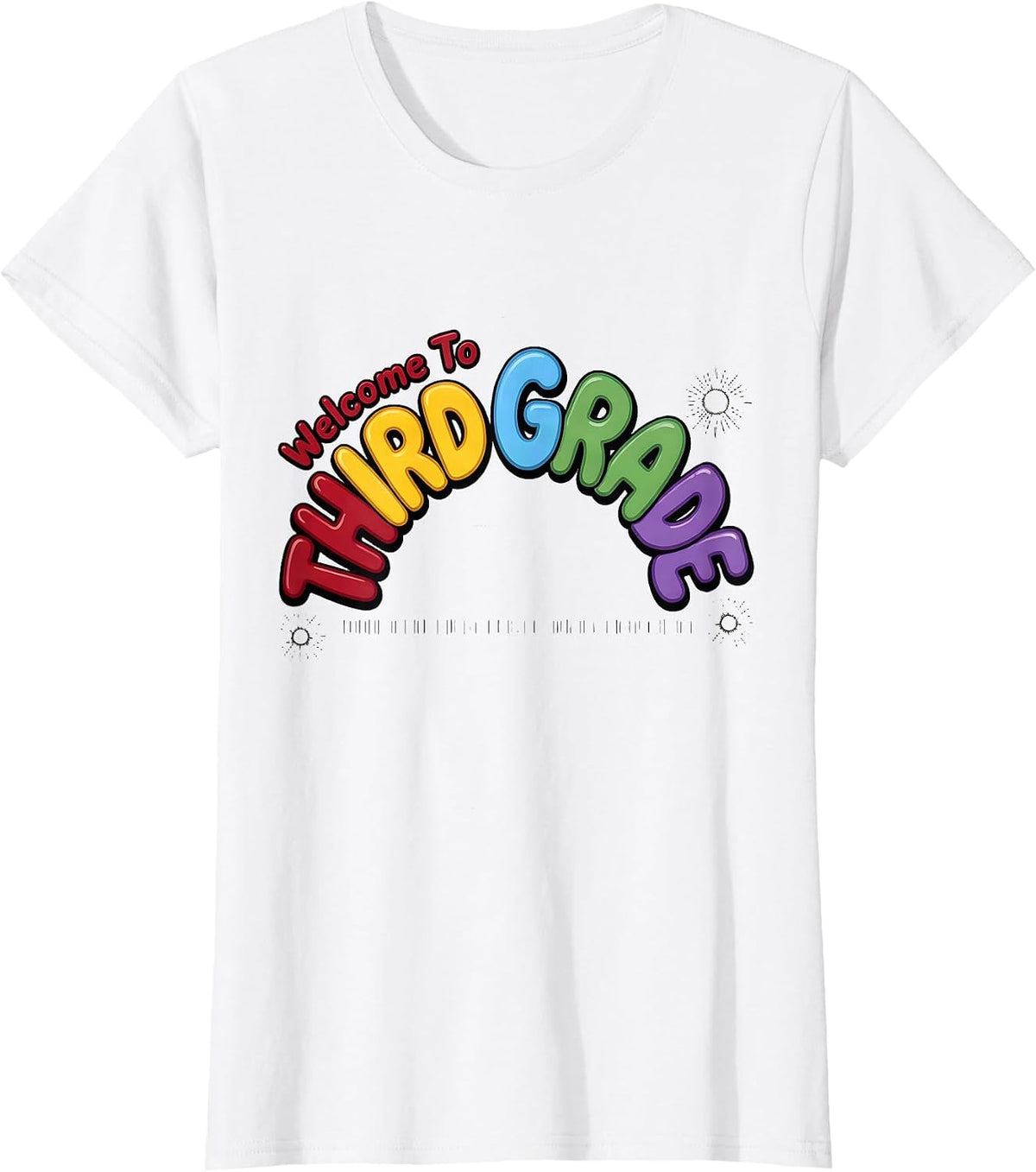 Welcome To Third Grade Funny Teacher Crew First Day T-Shirt - White
