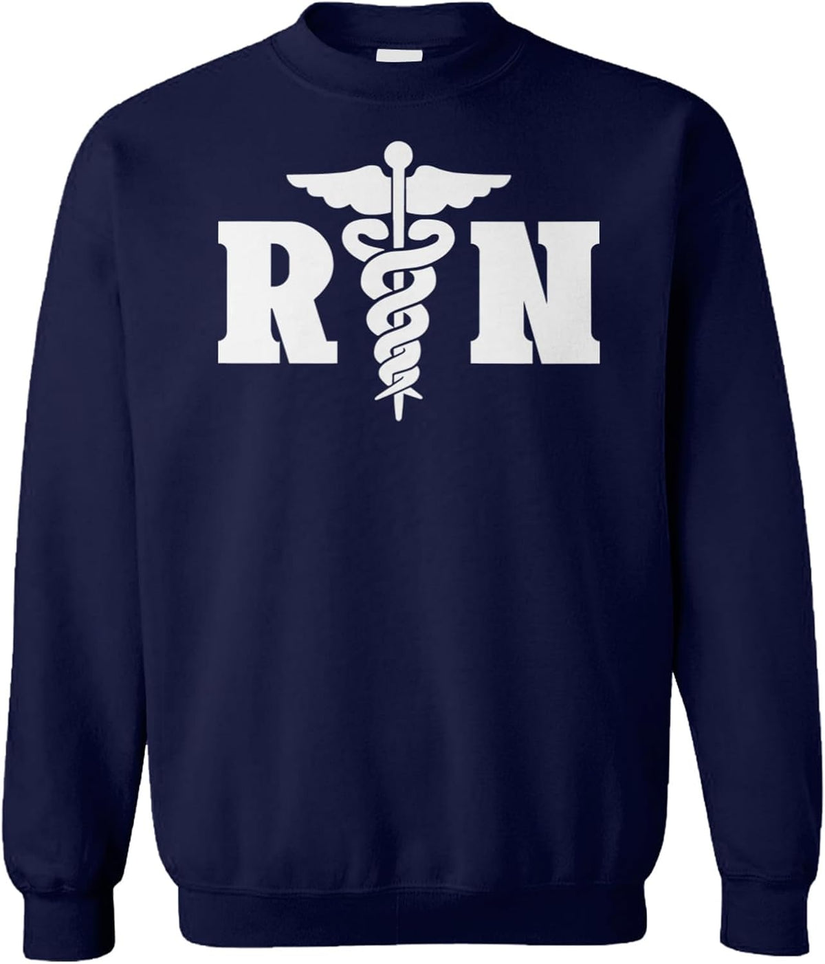 Tcombo RN - Registered Nurse Nursing Unisex Crewneck Sweatshirt - Navy