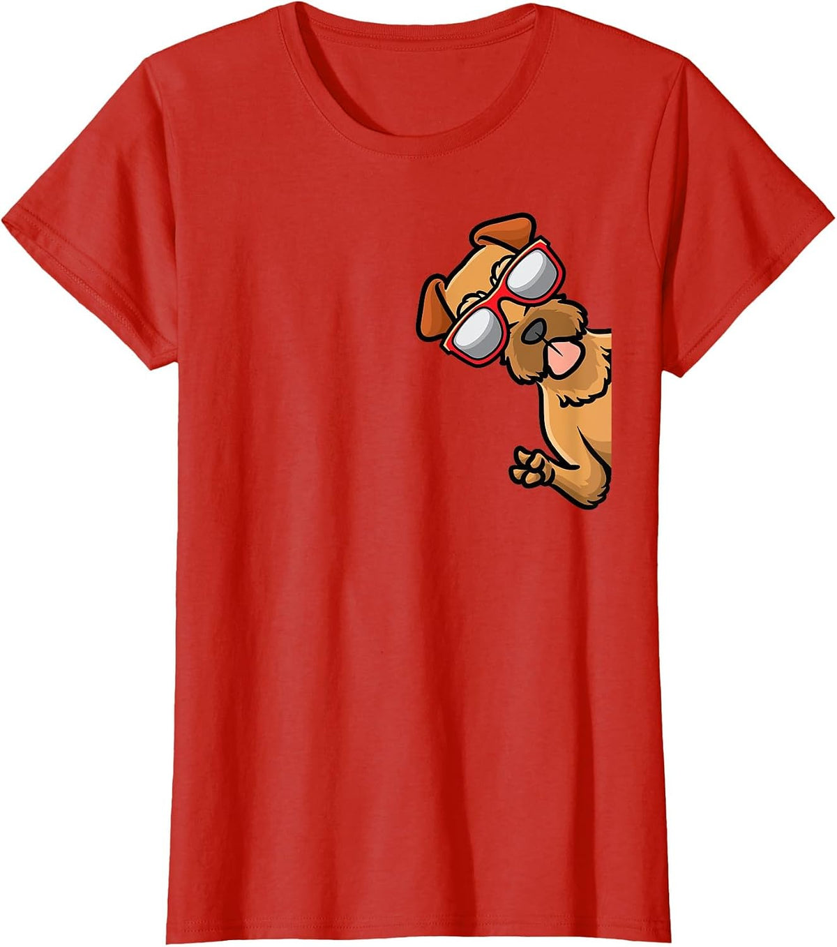 Irish Terrier Dog T-Shirt - Red