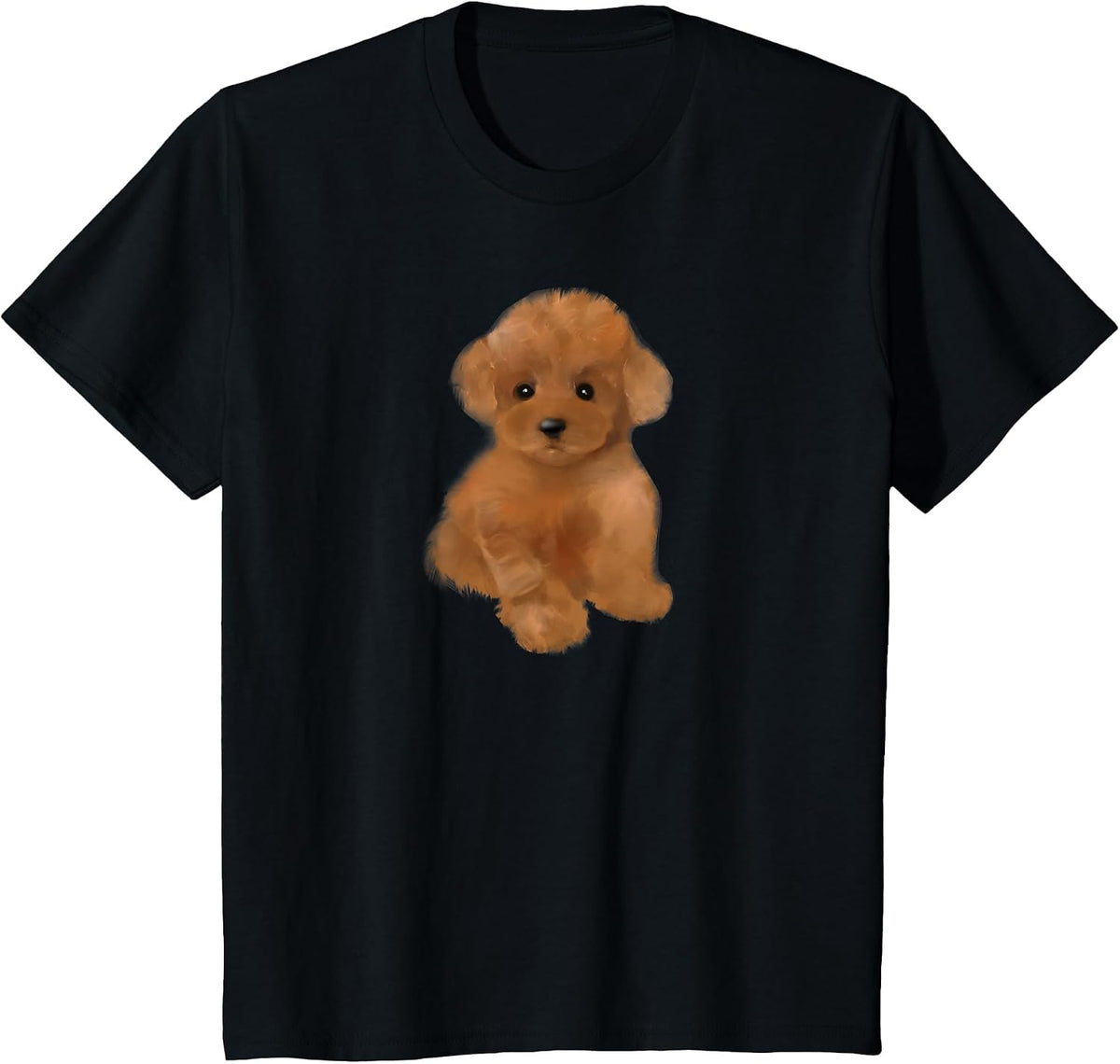 Toy Poodle Dog,Breed,mini Poodle Puppy T-Shirt - Black
