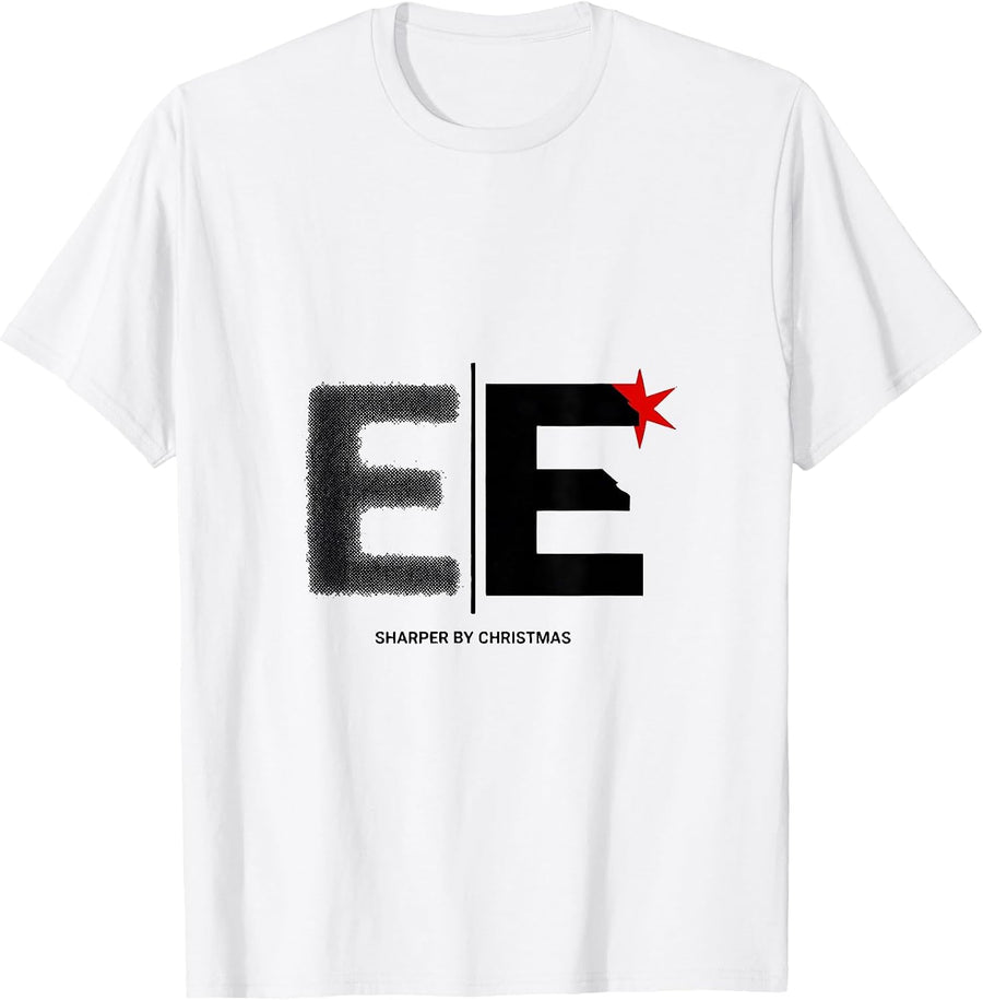 Men's Sharper By Christmas Funny Optometrist Eye Doctor Christmas T-Shirt - White