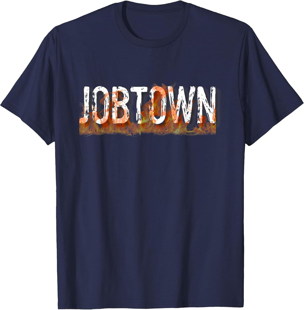 Fully Involved Apparel - Firefighter Jobtown T-Shirt - Navy Blue