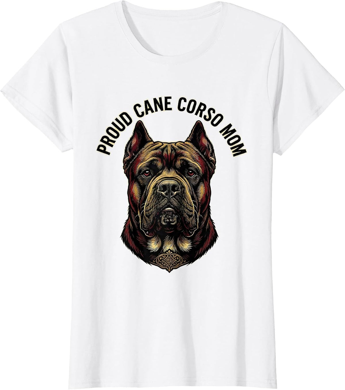 Proud Cane Corso Mom Tattoo Dog Lover Gift T-Shirt - White