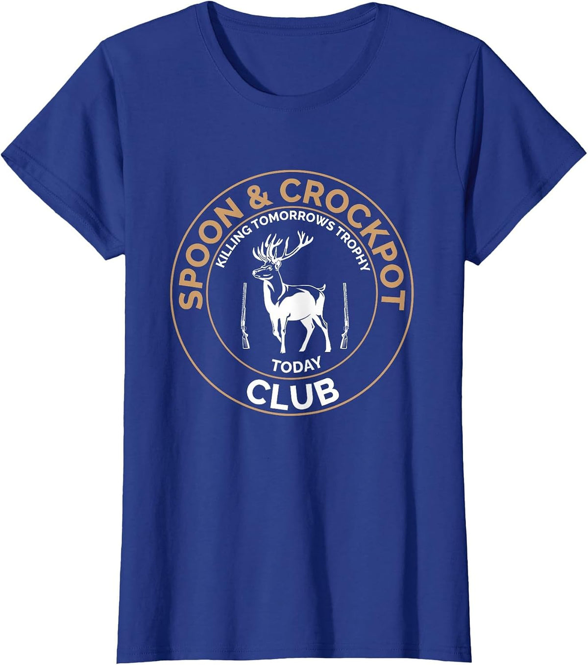 Spoon and Crockpot Club Killing Tomorrows Trophy Today T-Shirt - Royal Blue