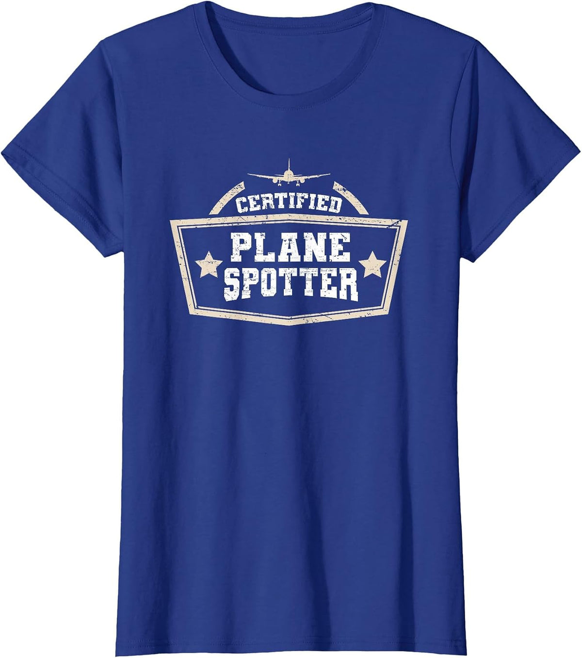 Plane Spotting Plane Spotter T-Shirt - Royal Blue
