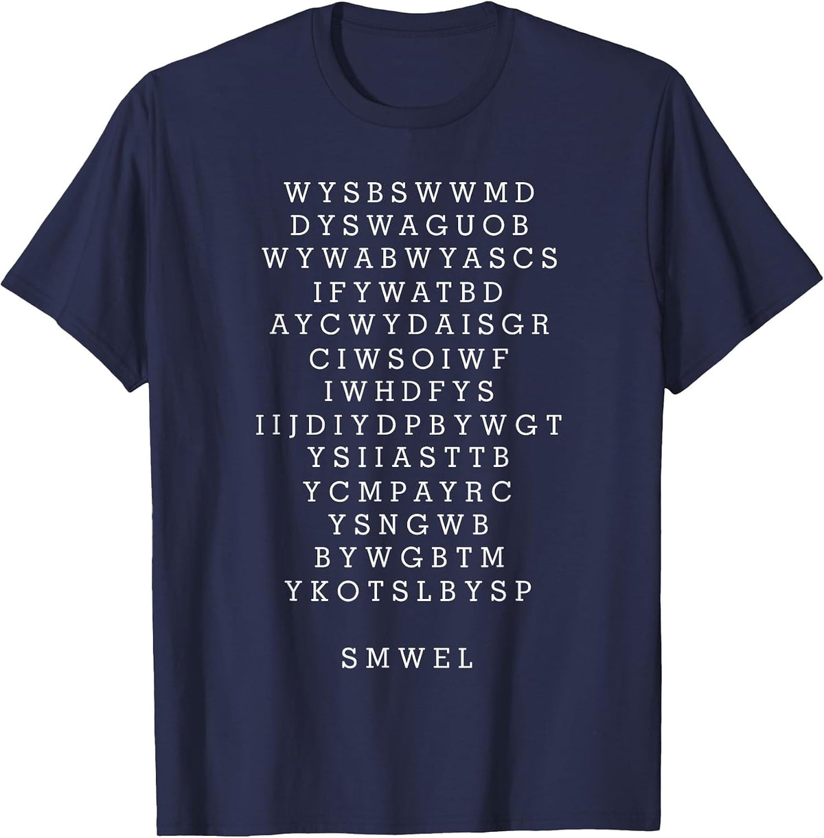Smallest Man Bridge T-Shirt - Navy Blue