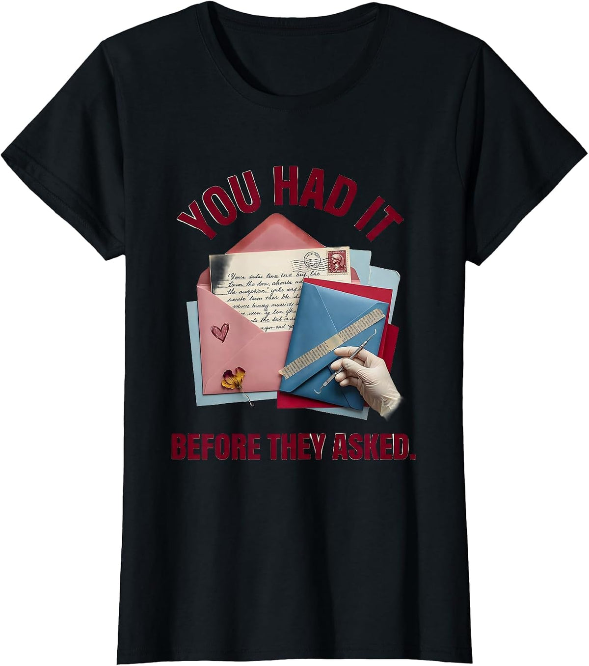You Had It Before They Asked Funny Surgical Tech T-Shirt - Black