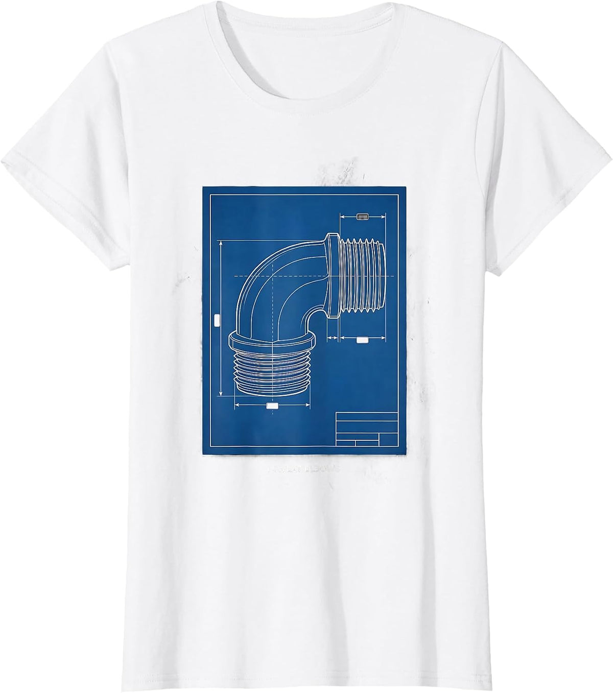 I Sweat Elbows Funny Plumber Dad Pipefitter Gift T-Shirt - White