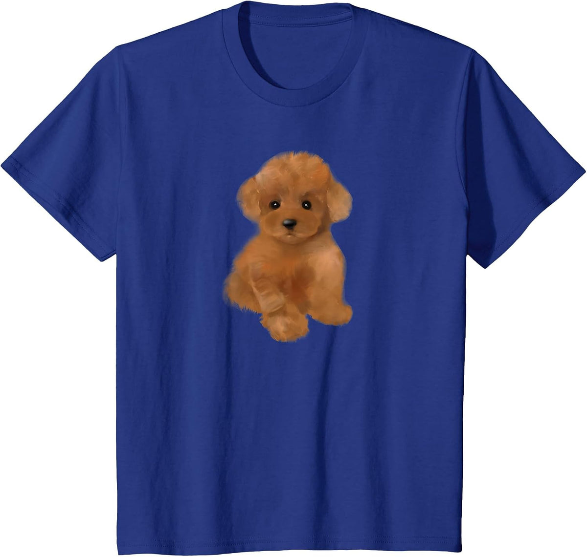 Toy Poodle Dog,Breed,mini Poodle Puppy T-Shirt - Royal Blue