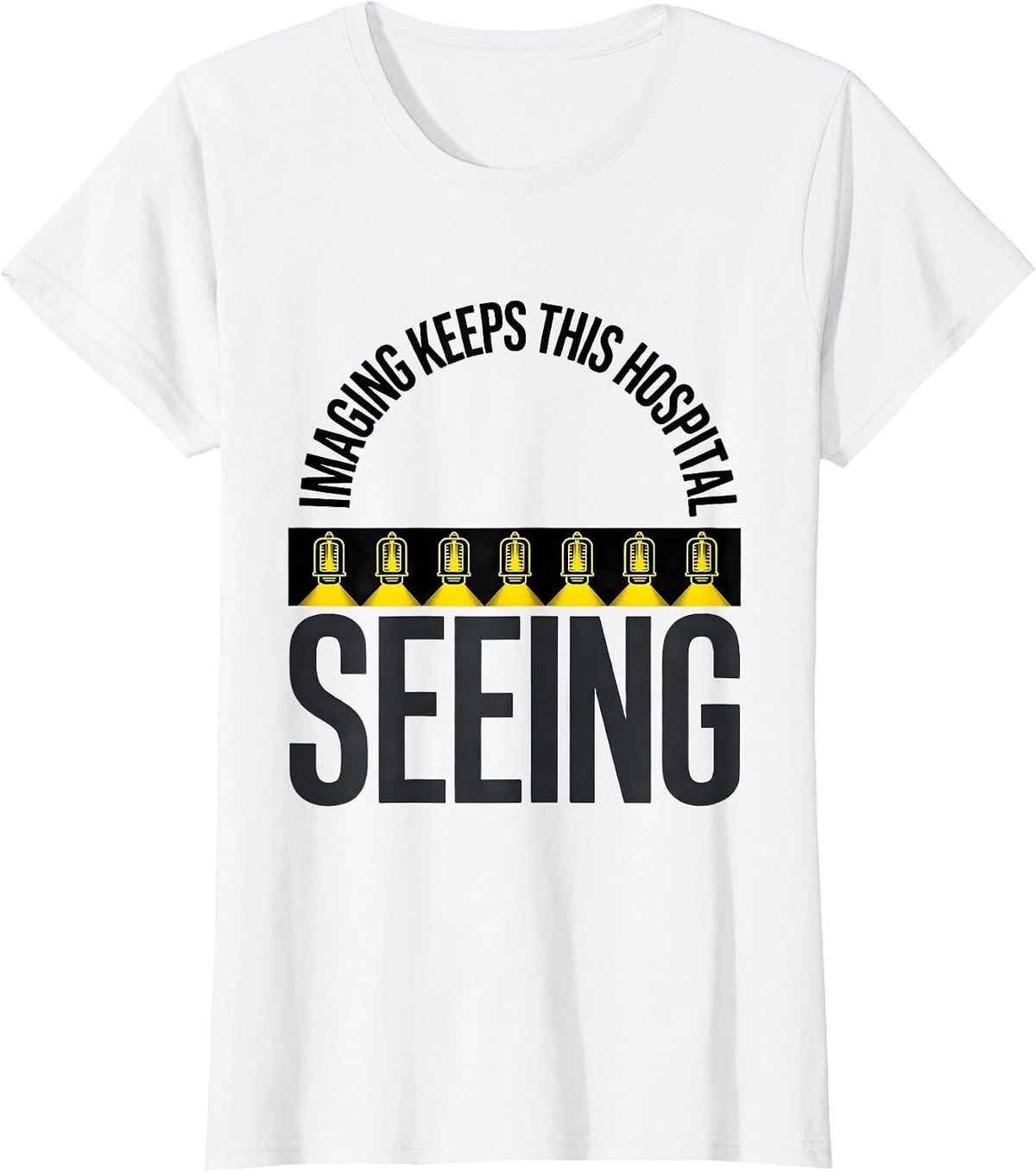 Women's Imaging Keeps This Hospital Seeing Vintage Radiology Tech T-Shirt - White