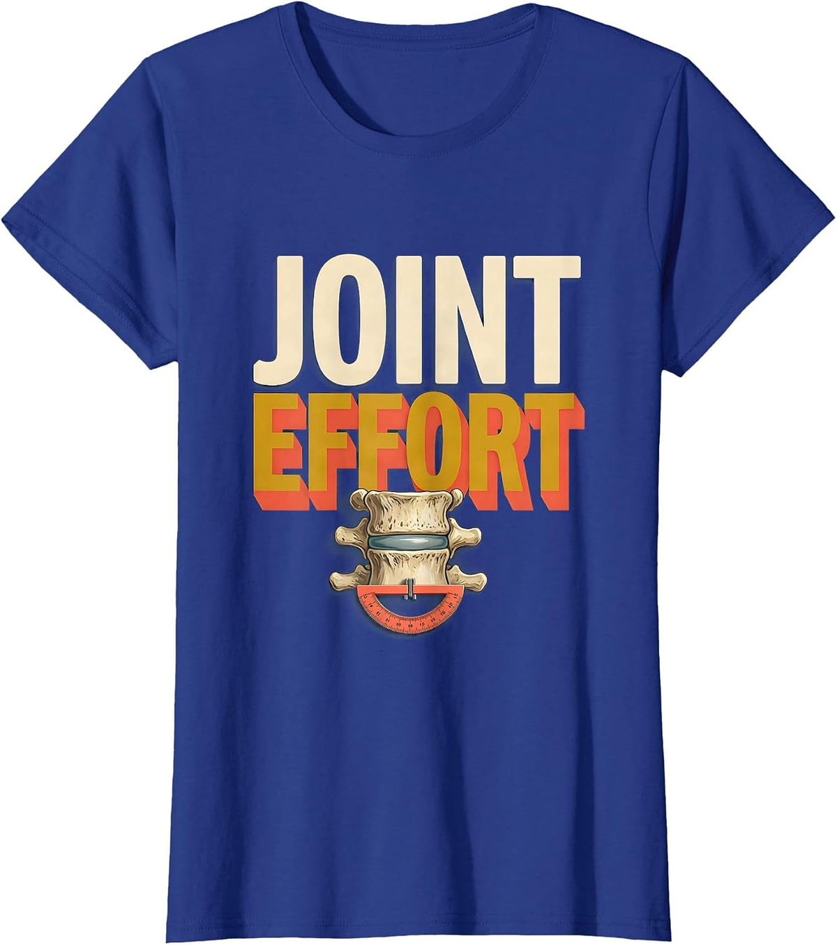 Women's Joint Effort Physical Therapist Occupational Therapist Rehab T-Shirt - Royal Blue
