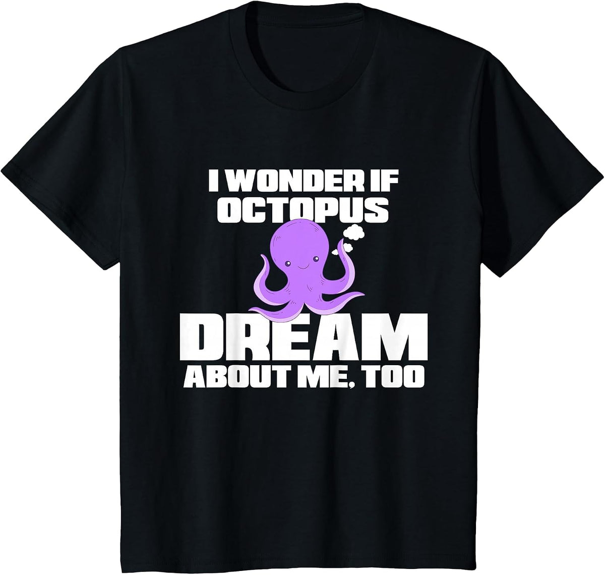 Funny Octopus Shirt - Octopus Pajamas Women Men Kids T-Shirt - Black