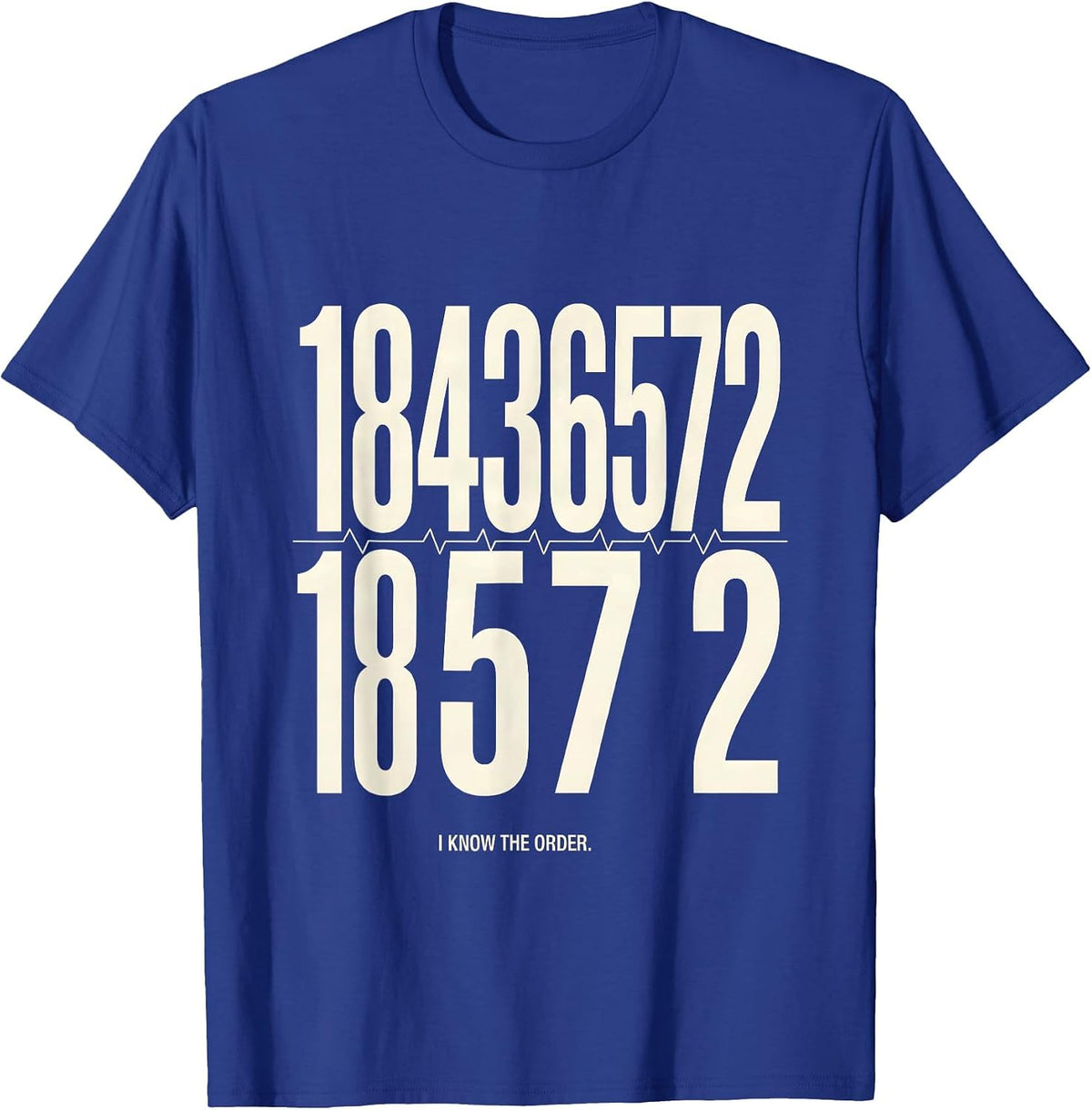 I Know The Order Funny Car Guy Mechanic Garage Humor T-Shirt - Royal Blue