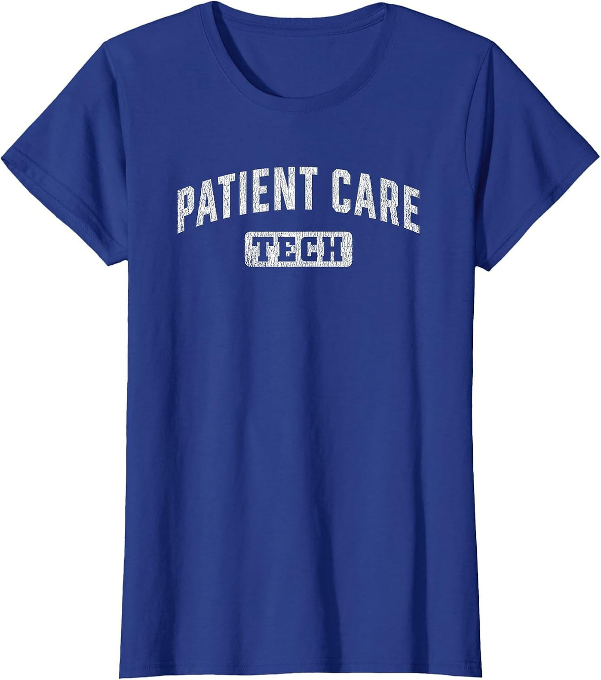 Patient Care Technician PCT Tech T-Shirt - Royal Blue